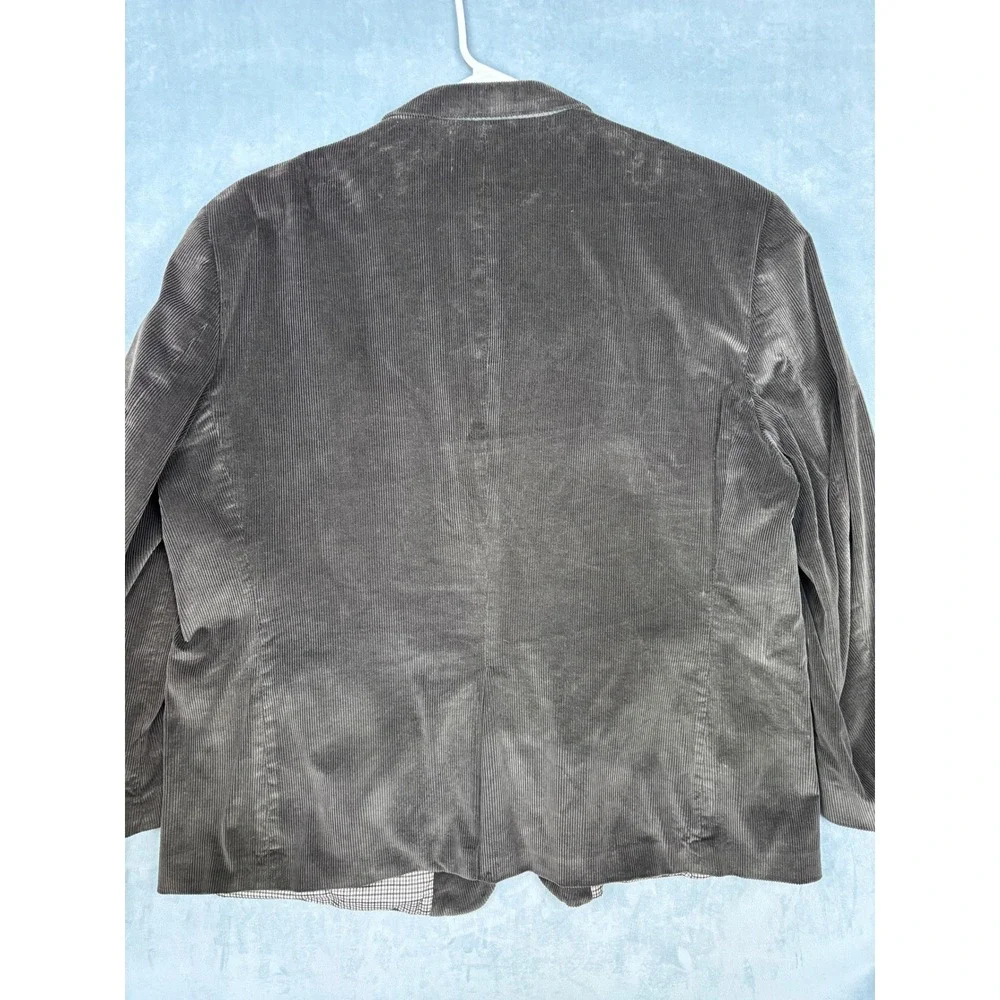 Saddlebred Heritage Corduroy Blazer Mens 54R Brown Cotton Sport Coat Jacket